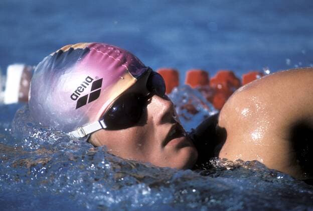 OTTO Kristin Team DDR Europameisterin in Aktion Schwimm Europameisterschaften 1989 in Bonn am 20. August 1989 in Bonn 