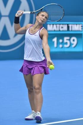 12.01.16 Sydney, Australia. Sara Erranti (ITA) in action against Jelena Jankovic (SRB) during their womens singles match on day 3 at the Apia International Sydney. Errani won the match 7-6,7-6. xNigelxOwenx  ActionPlus11696264