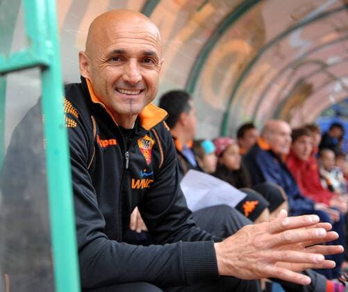 Fußball, Luciano Spalletti während seiner Zeit beim AS Rom zwischen 2005 und 2009 Luciano Spalletti Roma 29 3 2009 Stadio Olimpico