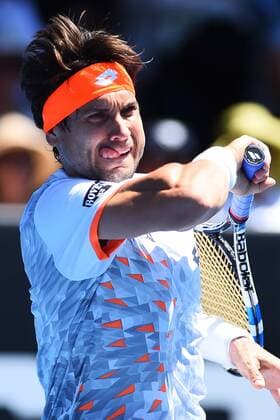 13.01.2016. Auckland, New Zealand. David Ferrer from Spain during Day 3 of the 2016 ASB Classic Mens. ASB Tennis Centre, Auckland, New Zealand. Wednesday 13 January 2016. xChrisxSymesx  ActionPlus11696615