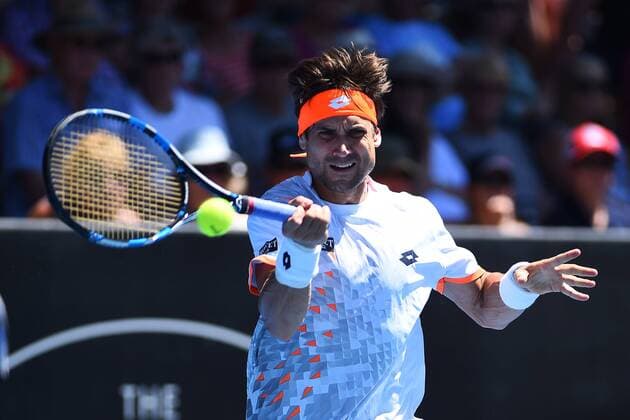 13.01.2016. Auckland, New Zealand. David Ferrer from Spain during Day 3 of the 2016 ASB Classic Mens. ASB Tennis Centre, Auckland, New Zealand. Wednesday 13 January 2016. xChrisxSymesx  ActionPlus11696616