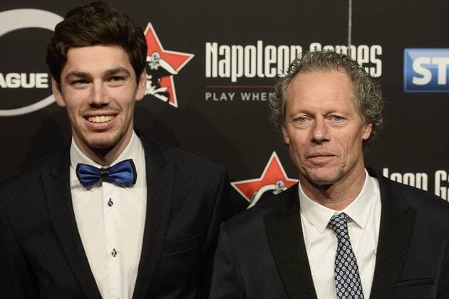 - LINT, BELGIUM: Former winner of the Golden Shoe Michel Preud homme and his son Killian pictured on the red carpet ahead of the 62nd edition of the Golden Shoe award ceremony, Wednesday 13 January 2016, in Lint AED studio. The Golden Shoe (Gouden Schoen Soulier d Or) is an award for the best soccer player of the Belgian Jupiler Pro League championship during the year 2015. DIRKxWAEM  x04772695x