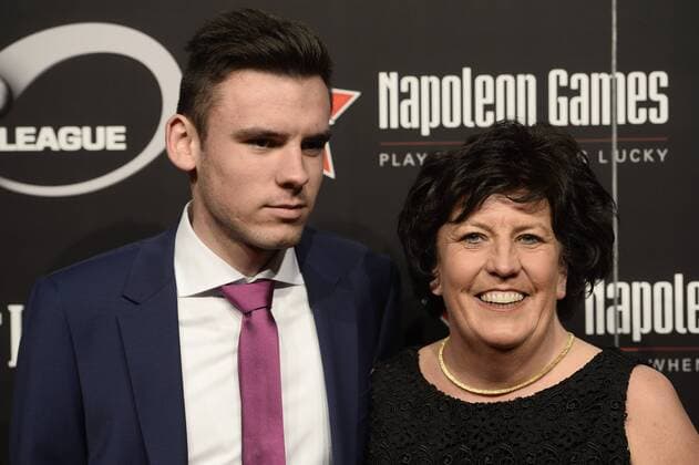 - LINT, BELGIUM: Ingrid Lieten (R) pictured on the red carpet ahead of the 62nd edition of the Golden Shoe award ceremony, Wednesday 13 January 2016, in Lint AED studio. The Golden Shoe (Gouden Schoen Soulier d Or) is an award for the best soccer player of the Belgian Jupiler Pro League championship during the year 2015. DIRKxWAEM  x04772720x