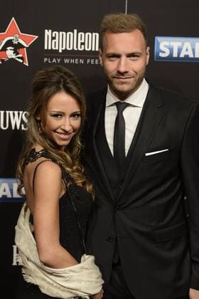 - LINT, BELGIUM: Shana Sonck and Gent s Laurent Depoitre pictured on the red carpet ahead of the 62nd edition of the Golden Shoe award ceremony, Wednesday 13 January 2016, in Lint AED studio. The Golden Shoe (Gouden Schoen Soulier d Or) is an award for the best soccer player of the Belgian Jupiler Pro League championship during the year 2015. DIRKxWAEM  x04772722x