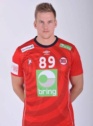Handball, EM 2016, Nationalteam Norwegen Porträttermin 2016.01.14 KATOWICE - EHF EURO 2016 - HANSEN ESPEN LIE - Session players, handball players, representation of Norway POLAND AND FRANCE OUT!!!  20160114LUK1056