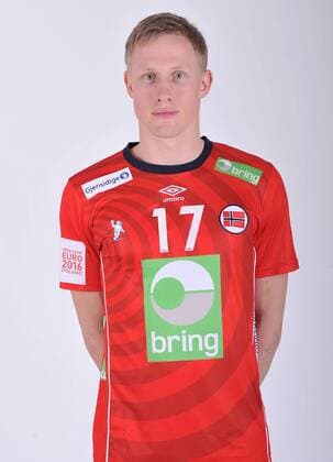Handball, EM 2016, Nationalteam Norwegen Porträttermin 2016.01.14 KATOWICE - EHF EURO 2016 - JONDAL MAGNUS - Session players, handball players, representation of Norway POLAND AND FRANCE OUT!!!  20160114LUK1077