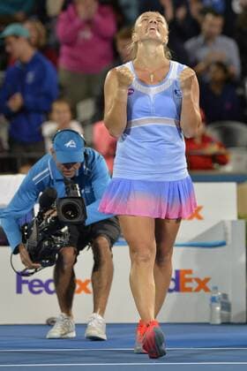 15.01.16 Sydney, Australia. Svetlana Kuznetsova wins the singles final against Monica Puig (PUR) on day 6 at the Apia International Sydney. Kznetsova won the final 6-0,6-2. xNigelxOwenx  ActionPlus11697036