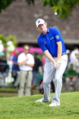 January 15, 2016 - Honolulu, Hawaii: Brandt Snedeker chips on the 9th green during play of the second round of the Sony Open at Waialae Country Club in Honolulu, Hawaii. PGA Golf Herren Golf: Sony Open JAN15 - ZUMAc04_