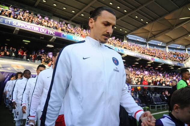 Einmarsch - ZLATAN IBRAHIMOVIC (psg) FOOTBALL : Toulouse vs Paris SG - Ligue 1 - 16 01 2016 PhilippeLECOEURFEP 