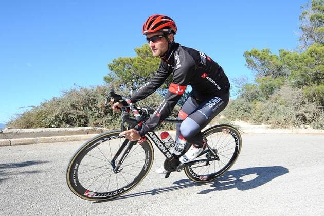 Ralf MATZKA ( GER Team BORA-Argon18 ) - Aktion - Action - Querformat - quer - horizontal - Event Veranstaltung: Team BORA - Argon18 - Photoshooting 2016 Mallorca - Location Ort: Mallorca - Illes Baleares - Balearic Islands - Spain - Spanien - Europe - Europa - Date Datum: 16.01.2016 Stiehl Photography