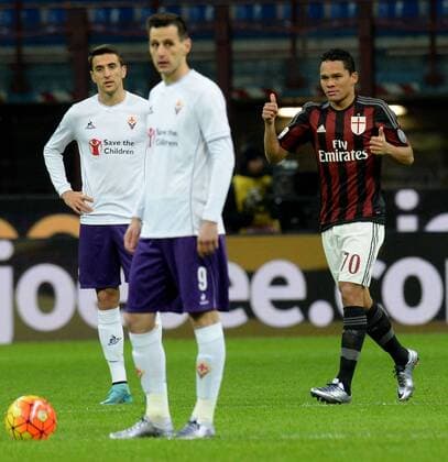 IPP20160117 Football - soccer: Serie A, AC Mailand - AC Florenz, Carlos Bacca xHOCHxZWEIx xItalyxPhotoxPressx 