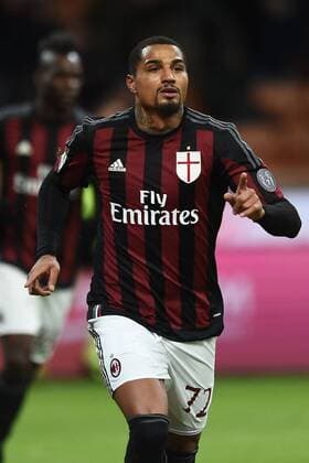 Themen der Woche - Sport Bilder des Tages - SPORT Mg Milano 17 01 2016 - campionato di calcio serie A Milan-Fiorentina: Torjubel Kevin Prince Boateng 