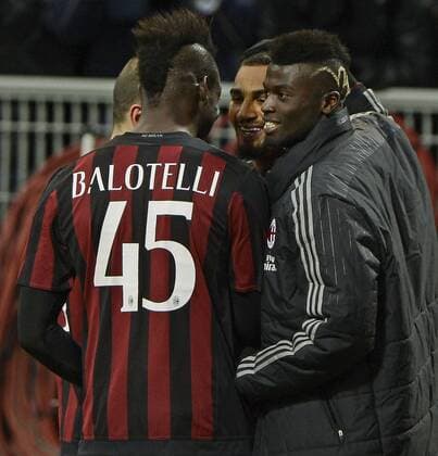 Torjubel Kevin-Prince Boateng Milan 2-0. Celebration goal Milano 17-01-2016 Stadio Giuseppe Meazza - Football Calcio Serie A Milan - Fiorentina. giuseppexceleste