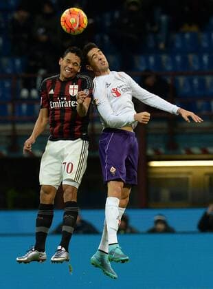 IPP20160117 Football - soccer: Serie A, AC Mailand - AC Florenz, carlos Bacca e Vecino matias xHOCHxZWEIx xItalyxPhotoxPressx 