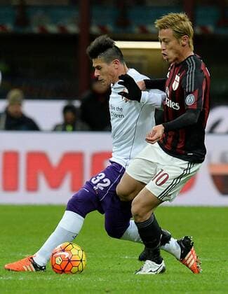 IPP20160117 Football - soccer: Serie A, AC Mailand - AC Florenz, keisuke Honda xHOCHxZWEIx xItalyxPhotoxPressx 