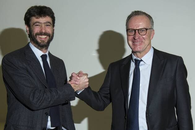 IPP20160118 News Football: Financial Fairplay in Europe and Italy, Andrea Agnelli President Juventus Karl-Heinz Rummenigge Vorstandsvorsitzender Bayern München xHOCHxZWEIx xItalyxPhotoxPressx 