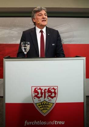 VfB Stuttgart Neujahrsempfang 2016 Deutschland, Stuttgart, 18.01.2016, 1. Fussball-Bundesliga, Saison 2015 2016, VfB Stuttgart Neujahrsempfang 2016: Bernd Wahler (Präsident).