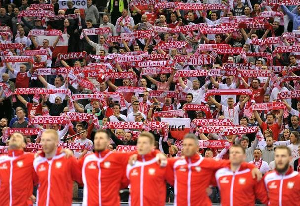 Bilder des Tages - SPORT Fans Polski 2016.01.19 Krakow Cracow Handball EHF Mens Euro Poland 2016 Poland: Fans Polski  20160119NB0125