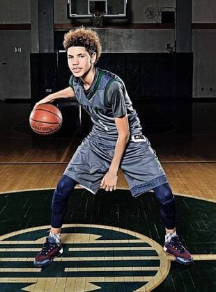 December 8, 2015 Chino Hills, CA.Nationally Ranked Top Prep Basketball player LaMelo Ball 1 of Chino Hills High School..Chino Hills Basketball Team Photo Day and Media photos.Mandatory Photo Credit: CA Prep Basketball 2015: Chino Hills High School DEC 08 - ZUMAcl1_
