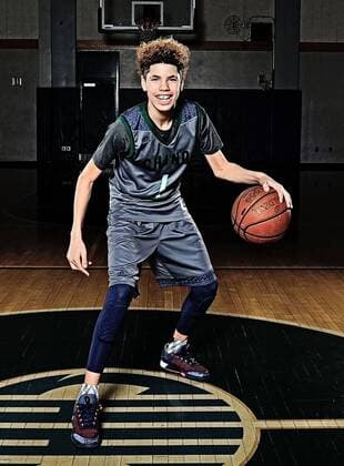 December 8, 2015 Chino Hills, CA.Nationally Ranked Top Prep Basketball player LaMelo Ball 1 of Chino Hills High School..Chino Hills Basketball Team Photo Day and Media photos.Mandatory Photo Credit: CA Prep Basketball 2015: Chino Hills High School DEC 08 - ZUMAcl1_