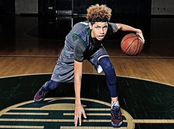 December 8, 2015 Chino Hills, CA.Nationally Ranked Top Prep Basketball player LaMelo Ball 1 of Chino Hills High School..Chino Hills Basketball Team Photo Day and Media photos.Mandatory Photo Credit: CA Prep Basketball 2015: Chino Hills High School DEC 08 - ZUMAcl1_