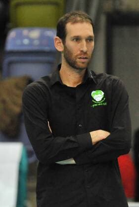 20.01.2016, xtkx, Volleyball 1.Bundesliga, United Volleys - VSG Coburg Grub, emspor v.l. Trainer Itmar Stein (Coburg),