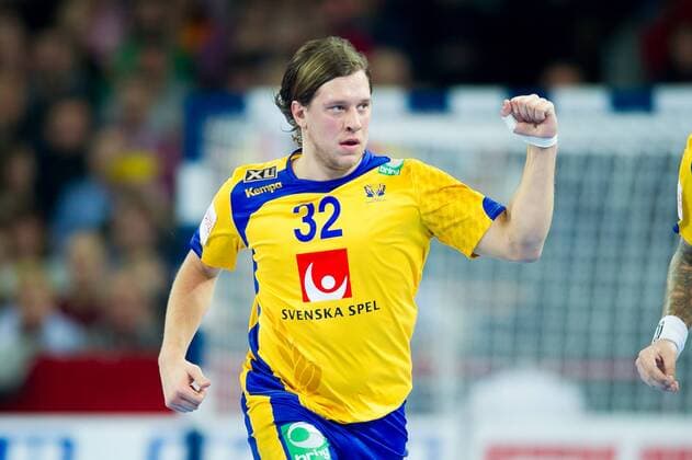 Spanien - Schweden, Breslau, Handball EM EHB Euro Nationalteam Länderspiel Mattias Zachrisson radosc FRANCE OUT!  20160120_PF_PA129