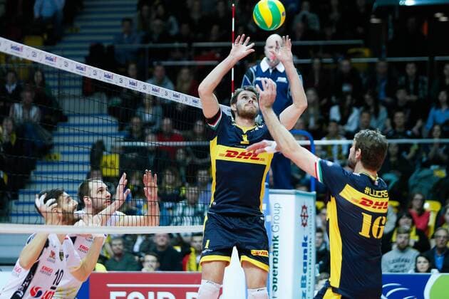 Gdynia, Gdynia Arena 21.01.2016 PLUSLIGA PLPS Lotos Trefl Gdansk vs DHL Modena CEV VOLLEYBALL CHAMPIONS LEAGUE GAME Lotos Trefl Gdansk vs DHL Modena NZ bruno rezende , -  20160121_IG_0651_909_FIG
