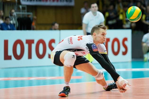Gdynia, Gdynia Arena 21.01.2016 PLUSLIGA PLPS Lotos Trefl Gdansk vs DHL Modena CEV VOLLEYBALL CHAMPIONS LEAGUE GAME Lotos Trefl Gdansk vs DHL Modena NZ damian schulz , -  20160121_IG_1466_917_FIG