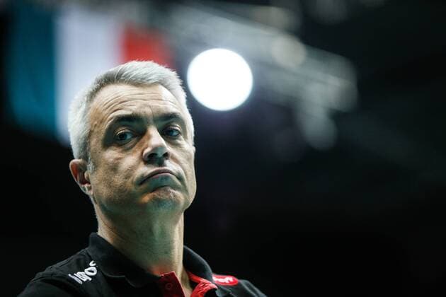 Gdynia, Gdynia Arena 21.01.2016 PLUSLIGA PLPS Lotos Trefl Gdansk vs DHL Modena CEV VOLLEYBALL CHAMPIONS LEAGUE GAME Lotos Trefl Gdansk vs DHL Modena NZ trener andrea anastasi coach , -  20160121_IG_1522_918_FIG