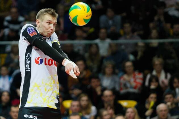 Gdynia, Gdynia Arena 21.01.2016 PLUSLIGA PLPS Lotos Trefl Gdansk vs DHL Modena CEV VOLLEYBALL CHAMPIONS LEAGUE GAME Lotos Trefl Gdansk vs DHL Modena NZ damian schulz , -  20160121_IG_1643_927_FIG