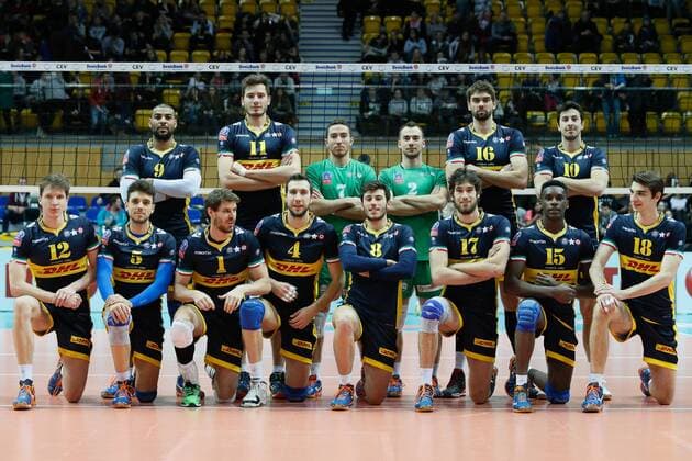 Gdynia, Gdynia Arena 21.01.2016 PLUSLIGA PLPS Lotos Trefl Gdansk vs DHL Modena CEV VOLLEYBALL CHAMPIONS LEAGUE GAME Lotos Trefl Gdansk vs DHL Modena NZ team druzyna , DHL Modena -  20160121_IG_9864_900_FIG