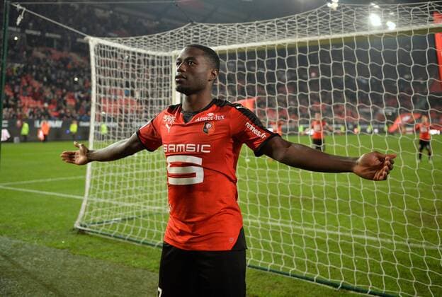 Paul Georges Ntep (ren) FOOTBALL : Rennes vs GFC Ajaccio - Ligue 1 - 22 01 2016 AnthonyBIBARD FEP 