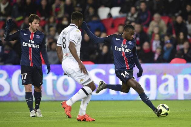 Blaise Matuidi (PSG) FOOTBALL : PSG vs SCO Angers - L1 - Paris - 23 01 2016 JBAutissier Panoramic 