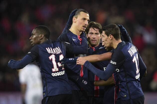 Zlatan Ibrahimovic (PSG) FOOTBALL : PSG vs SCO Angers - L1 - Paris - 23 01 2016 JBAutissier Panoramic 
