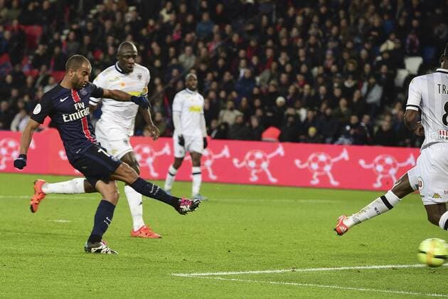 Lucas Moura (PSG) FOOTBALL : PSG vs SCO Angers - L1 - Paris - 23 01 2016 JBAutissier Panoramic 
