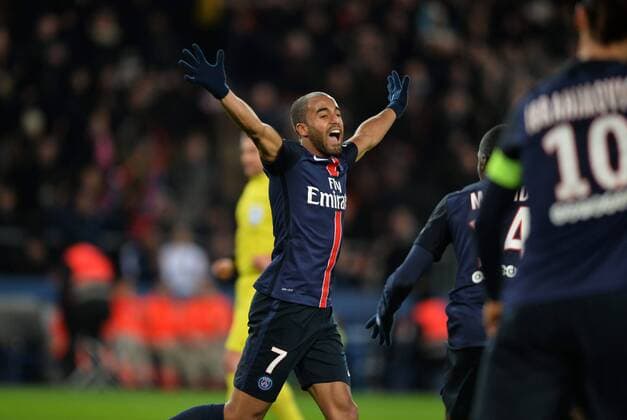 But Lucas (psg) FOOTBALL : Paris SG vs Angers - Ligue 1 - 23 01 2016 AnthonyBIBARD FEP Panoramic 