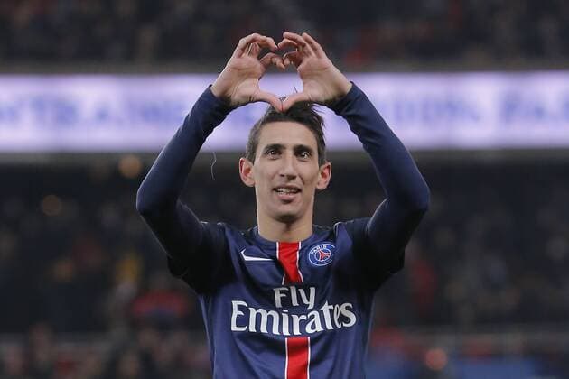 Fußball, Paris Saint Germain - Angers SCO Angel Di Maria (psg), Jubel FOOTBALL : Paris st Germain vs Angers SCO - Ligue 1 - 23 01 2016 StephaneAllaman 