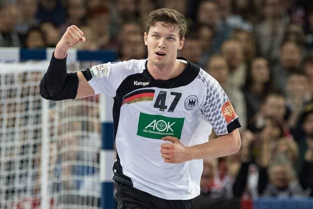 Christian Dissinger 2016.01.24 Wroclaw Handball EHF Euro Poland 2016 Final Tournament Group 2 Germany - Russia 