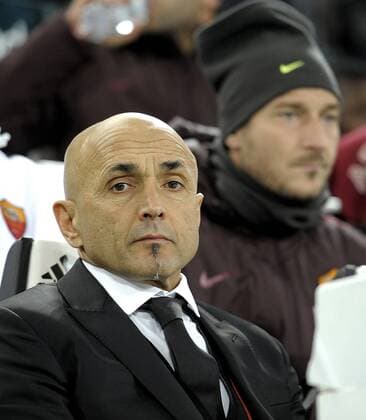 Luciano Spalletti Roma, Francesco Totti , Torino 24-01-2016, Juventus Stadium, Football Calcio 2015 2016 Serie A, Juventus - Roma, filippoxalfero