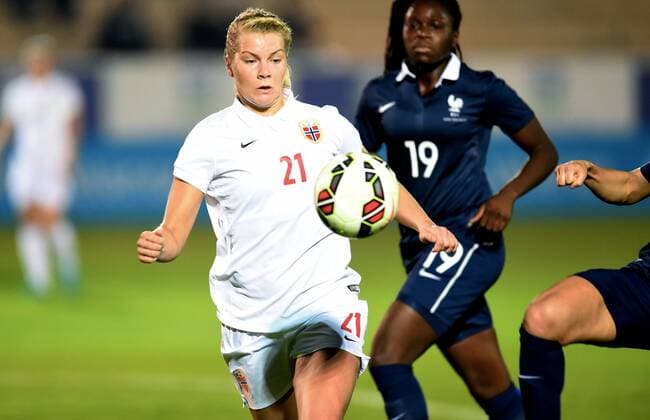 Fußball, Damen, Norwegen - Frankreich Football , NOR, 26. januar 2016 , Norway - France Ada Hergerberg , NOR 