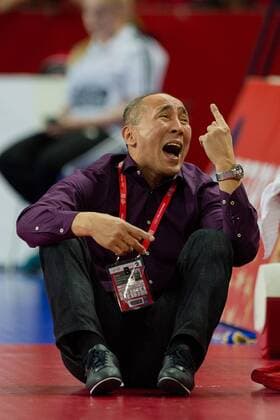 Bilder des Tages - SPORT Handball, EM, Ungarn - Schweden 27.01.2016 EHF EM 2015 Handball Länderspiel Nationalmannschaft Talant Dujshebaev hungary head coach - Poland Wroclaw 27.01.2016 2016 Handball Men s EHF EM 2015 Handball Länderspiel Nationalmannschaft Euro 2016 Poland main round group 2 match between Sweden vs Hungary On the picture: Talant Dujshebaev hungary head coach FRANCExOUT!  160127_2SB4086