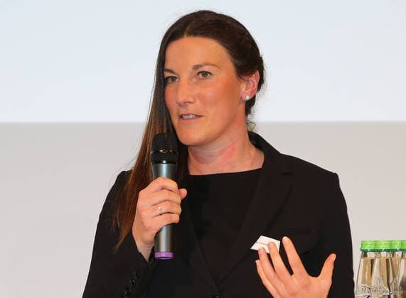 27.01.2016, Stuttgart, Trainerpreisverleihung LSV Trainerpreis 2015 Baden- Württemberg, Trainerin des Jahres Anja Kratzer