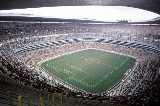 Aztekenstadion in Mexiko City, Austragungsort WM 1970