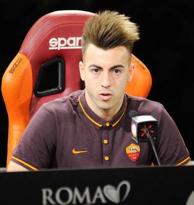 FuÃŸball, Stephan El Shaarawy wird als Neuzugang des AS Rom prÃ¤sentiert 28.01.2016. Technical Center Fulvio Bernardini, Rome, Italy. Roma press conference PK Pressekonferenz of presentation of new signing Stephan El Shaarawy. xSalvatorexFornellix  ActionPlus11701855