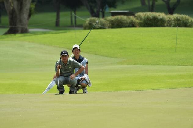 (160129) -- SINGAPORE, Jan. 29, 2016 -- Shintaro Kobayashi of Japan competes during the SMBC Singapore Open held at Singapore s Sentosa Golf Club Serapong course, Jan. 29, 2016. The SMBC Singapore Open is into the second day of competition. ) (SP)SINGAPORE-GOLF-SMBC SINGAPORE OPEN ThenxChihxWey 