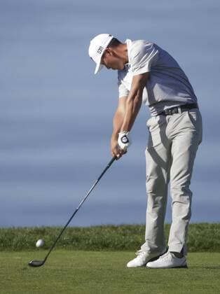 January 29, 2016: James Hahn on the 2nd tee box of the North Course during the second round of the Farmers Insurance Open at Torrey Pines Golf Course in San Diego, California. PGA Golf Herren 2016: Farmers Insurance Open JAN 29 - ZUMAc04_