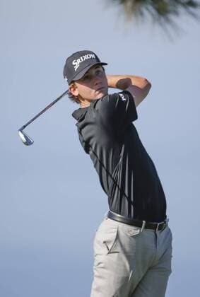 January 29, 2016: Smylie Kaufman on the 2nd tee box of the North Course during the second round of the Farmers Insurance Open at Torrey Pines Golf Course in San Diego, California. PGA Golf Herren 2016: Farmers Insurance Open JAN 29 - ZUMAc04_