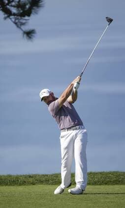 January 29, 2016: Scott Brown on the 2nd tee box of the North Course during the second round of the Farmers Insurance Open at Torrey Pines Golf Course in San Diego, California. PGA Golf Herren 2016: Farmers Insurance Open JAN 29 - ZUMAc04_