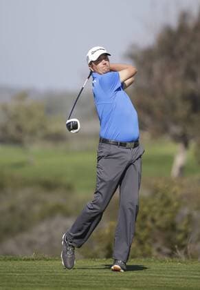 January 29, 2016: Shane Bertsch tees off on the 9th hole of the North Course during the second round of the Farmers Insurance Open at Torrey Pines Golf Course in San Diego, California. PGA Golf Herren 2016: Farmers Insurance Open JAN 29 - ZUMAc04_